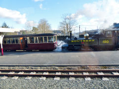 
Blaenau Ffestiniog Station and 190 'Lyd', April 2013